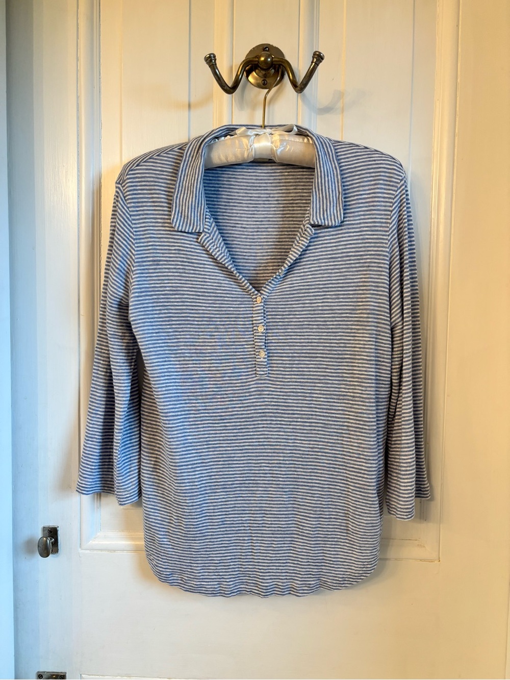 Poetry striped knit polo shirt Size 4US - Picture 7 of 8